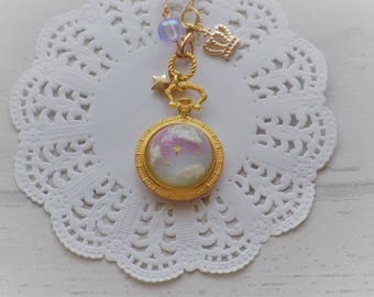 Pastel twilight sky Bag Charm