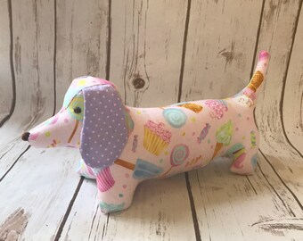 Dachshund stuffie, weiner dog softie, doxie stuffed animal