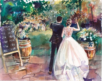 Anniversary painting | Etsy