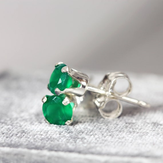 Onyx Stud Earrings - Earrings For Confidence