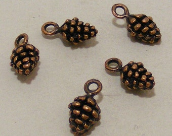 Copper Pine cone findings 10 for 1.99