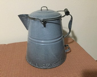 Vintage Graniteware Coffee Pot