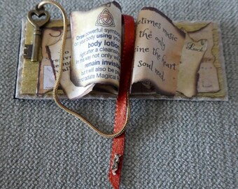 Miniature 1/12th Scale Dolls House Spell Book