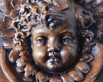 Angel Art, Cherub Art, Valentines Day Decor, Angel Print, Cherub Wall Art, Angels Cherubs Photography, Wood Wall Art, Cherub Home Decor