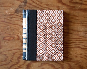 brown handmade journal // hard bound journal
