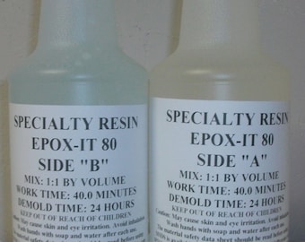 Clear Epoxy Resin for Bar Tops, Encapsulating, or Casting (64 ounces)