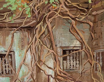 Angkor Wat Painting. Angkor Wat Cambodia. Cambodian Painting. Angkor Wat Trees. Cambodia Landscape. Angkor Wat Art. Cambodian Painting.