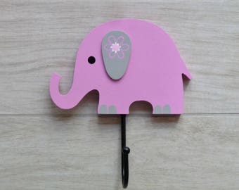 Wall hooks, Coat hooks, Kids room decor, Kids wall hooks, Wall decorations - Elephant nursery decor