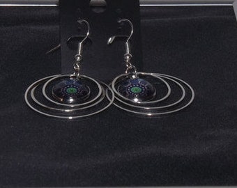 Earrings: Flower Circle