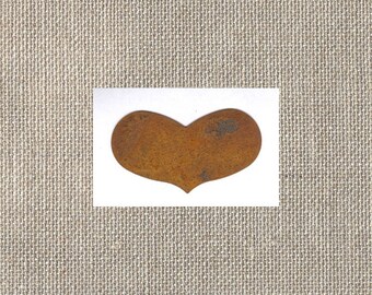 Rusty Tin Primitive Heart - 2-3/4" - Package of Three Hearts