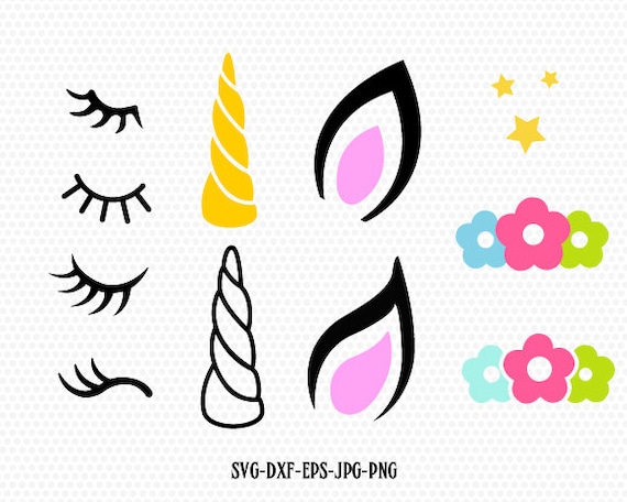 unicorn kit svg unicorn svg unicorn head svg unicorn horn