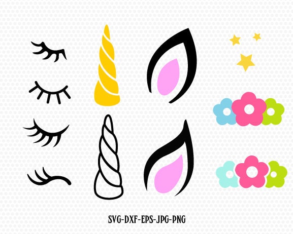 Download Unicorn kit svg, Unicorn SVG, Unicorn head Svg, Unicorn ...