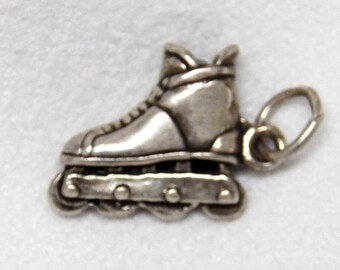 Roller Blades Sterling Silver Charm