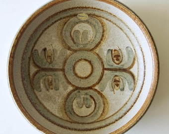 Mid Century stoneware bowl, made by Soholm Denmark
