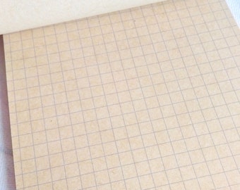 Kraft sticky notes, grid sticky notes, gridlines sticky notes, kraft notepads, grid notepads, kraft memo pads, grid memo pads