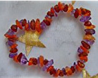 PAST-LIFE~GeMsToNe~S-T-R-E-T-C-H POWER of 3 Bracelet