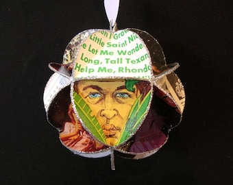 Beach Boys Album Cover Ornament Made Of Repurposed Record Jackets