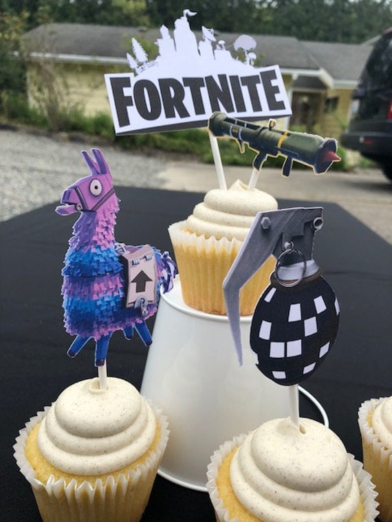 Fortnite Cupcake Picks - 570 x 760 jpeg 82kB