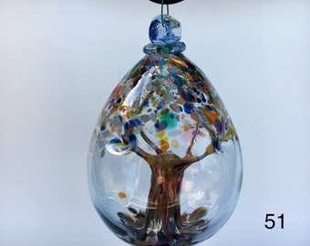 Hand Blown Ornament - Spring Tree of Life