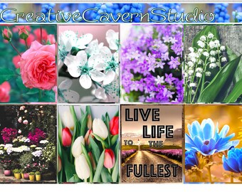 Pastel Flowers- Mini Kit