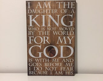 Daughter of the King sign
