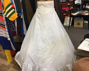 Vintage Bridal Nylon Crinoline Slip ( Undergarment ) Very FULL Gorgeous !!!!