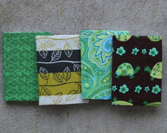 Mini Notebook - Various Greens