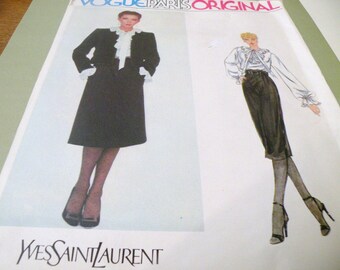 VOGUE Paris Original Yves Saint Laurent size 8 UNCUT
