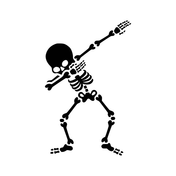 Dab skeleton SVG Dab skeleton vector bulbs PNG Dabbing