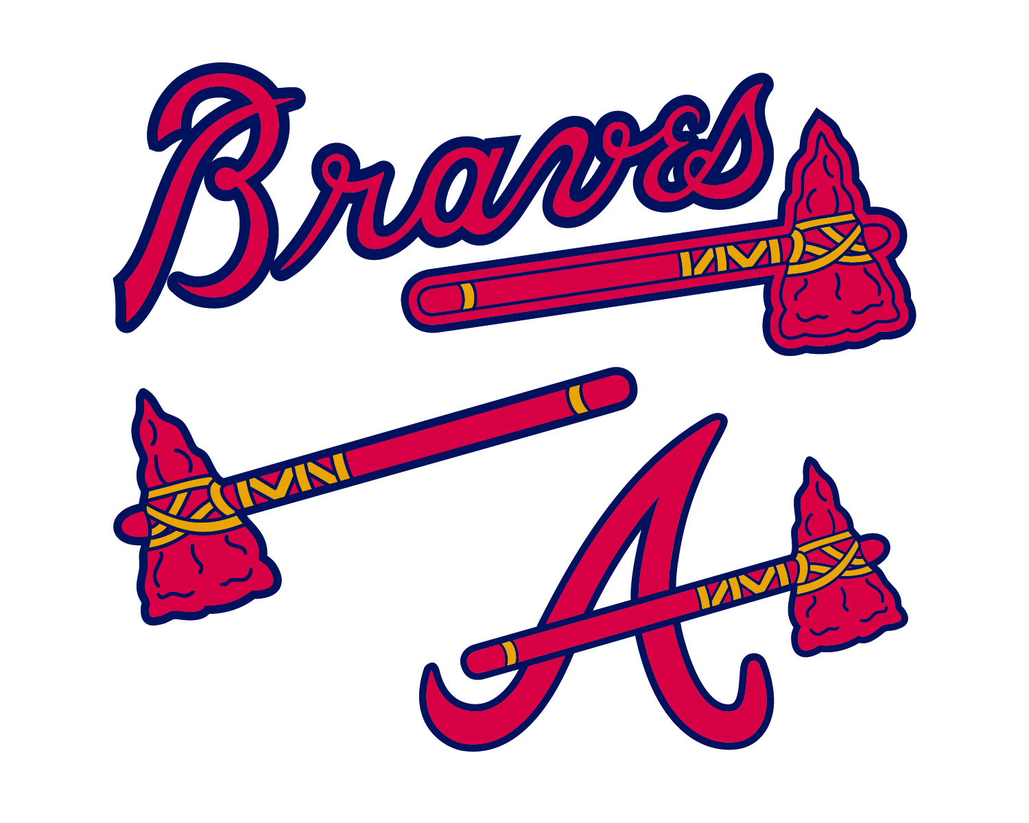 Download Atlanta Braves Cut Files Atlanta Braves SVG Files Atlanta