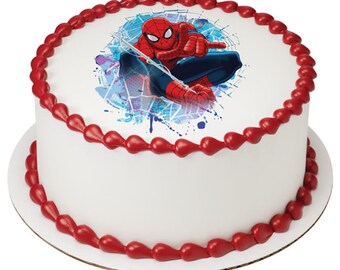 Spiderman Gotcha Edible Cake Topper