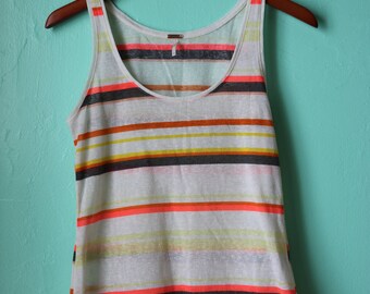 Vintage Style Striped Tank