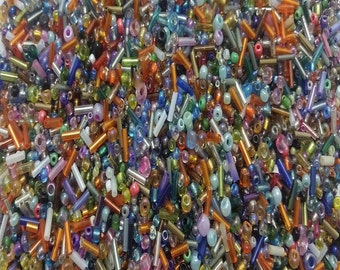 50g Glass Seed Beads - Assorted - A4700
