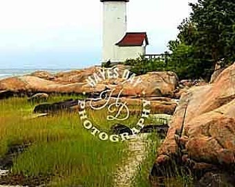 Picture of Annisquam Lighthouse in Massachusetts.