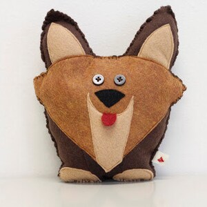 mini corgi plush