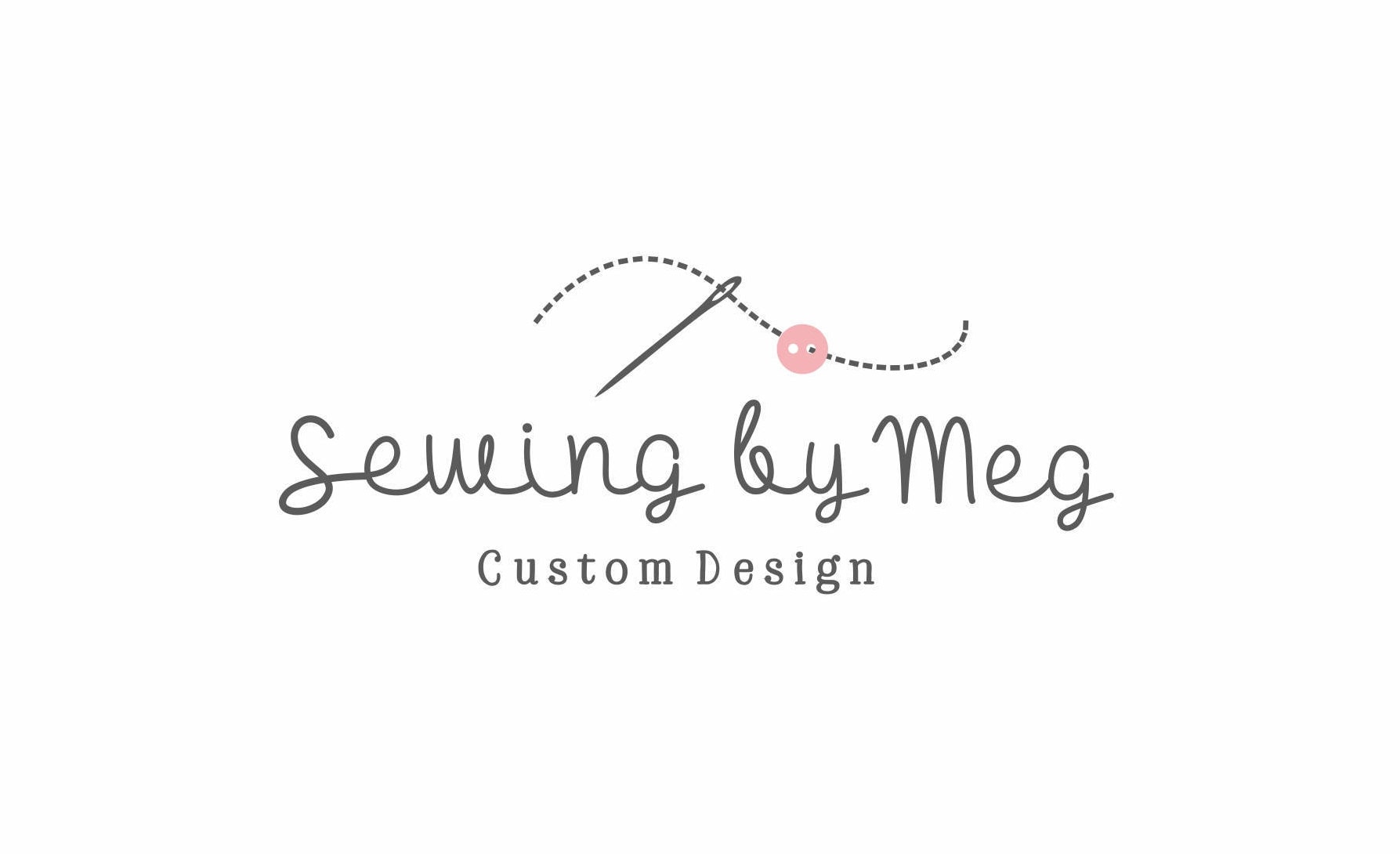 Sewing Logo Needle Logo Button Logo Boutique Logo