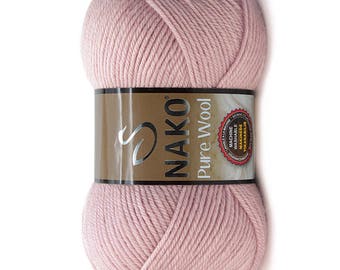Nako pure wool, wool yarn, crochet yarn, hat yarn, scarf yarn, crochet, sweater yarn, nako, accessories yarn