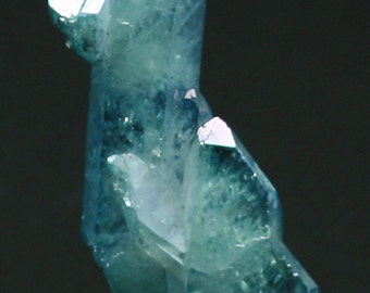 Blue Aqua Aura Faden Quartz, Crystals for Sale