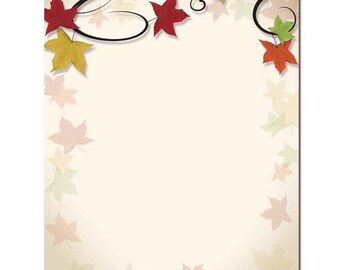 autumn stationery