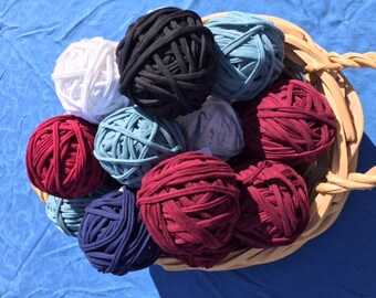 T-shirt yarn, recycled t-shirt yarn