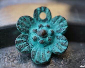 Flower Connector, Flower Charms, Flower MyKonos, Beads, D162
