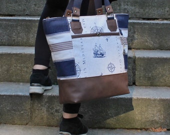 Sling Bag Seashell Maritim Leather Cotton Upcycling In sling bag seashell maritim leather cotton upcycling in