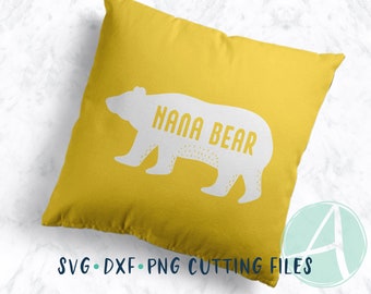 Nana bear svg | Etsy