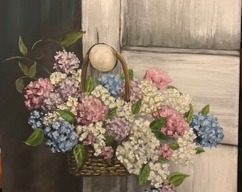 Flowers at the door