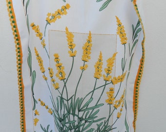 Vintage portuguese embroidered kitchen dish towel