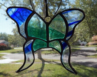 3D Butterfly Stained Glass suncatcher