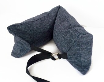 Neck support pillow Buckwheat pillow Neck roll gift Traveler pillow Long cushion 24" x 7"/ 60 x 18cm Hypoallergenic pillow Relax cushion
