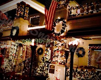 Christmas Lights Photography Print