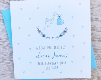 New baby card | Etsy