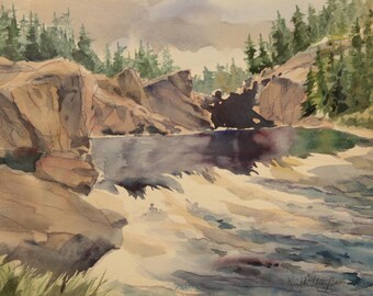 Fire Hole River in Yellowstone National Park